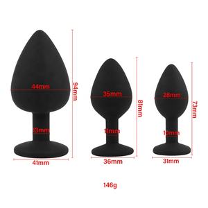 Silicone <b>Butt</b> <b>Plug</b> Beginner 4 Piece Set Anal Sex Adult Toy for Men & Women - Product Image 2