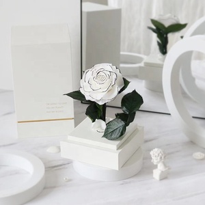 Ingrosso conservato stabilizzato Rose secche conservate in acrilico scatola di fiori per il regalo - Product Image 4