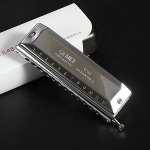 <span class=keywords><strong>Harmonica</strong></span> <span class=keywords><strong>chromatique</strong></span> polyphonique QiMEI en acier inoxydable à <span class=keywords><strong>12</strong></span> <span class=keywords><strong>trous</strong></span> et 48 notes, instrument de musique pour les professionnels - Product Image 2
