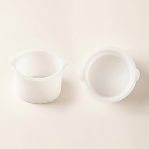 Bol de remplacement en silicone antiadhésif réutilisable pour chauffe-cire, anti-débordement, à large ouverture, facile à nettoyer, pour la fusion de cire dure en grains - Product Image 2