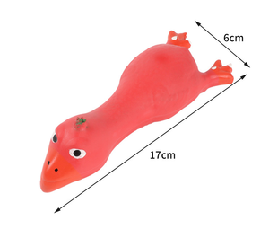 Squeak yenilik <span class=keywords><strong>Pet</strong></span> oyuncak ile tavuk lateks köpek ChewToy - Product Image 2