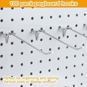 Bán Hot Chrome kim loại Pegboard dây hiển thị Hooks mẫu miễn phí cho siêu thị và cửa hàng sử dụng sắt vật liệu thép - Product Image 4