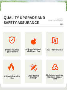 Briquet à Jet de Butane à Flamme Réglable, Rechargeable au Gaz, Allumage Électronique en Plastique, Autonomie de 24 Heures, Idéal pour le Camping et la Cuisine - Product Image 5
