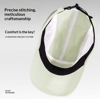 Gorra de Béisbol de Verano con Protección UV UPF50+ para Hombre y Mujer - Gorra Transpirable para Exteriores con Correa para la Barbilla y Bolsillo para Playa y Senderismo