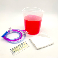 Kit de seau de lavement AMSINO CE/ISO kit de lavement jetable en PVC médical sac de lavement