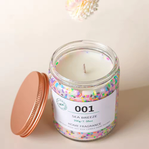 Velas Aromáticas de Cera de Soya Personalizadas de Lujo con Tapa Dorada, Decoración para el Hogar, Aromaterapia con Aceites Esenciales, Meditación, para Días Festivos y Bares - Product Image 5