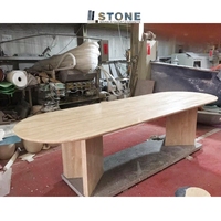 Table à manger ronde moderne personnalisée, en marbre blanc naturel de haute qualité, meubles en pierre entière pour usage domestique