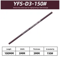 YFS Piedra de pulido de fibra de vidrio D3mm, varilla redonda para pulido de jade/jadeíta, herramienta de bricolaje para manualidades, China OBM Personalizado H846409