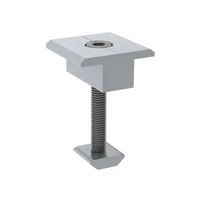 Accessoires solaires en acier inoxydable personnalisés, supports de fixation pour structure de montage de panneaux solaires sur toit