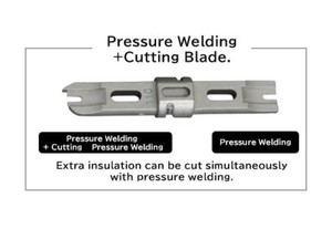 Société d'outils à main japonais Outils de soudage sous pression de petite taille de haute qualité pour les électriciens de construction Woks DIY - Product Image 6