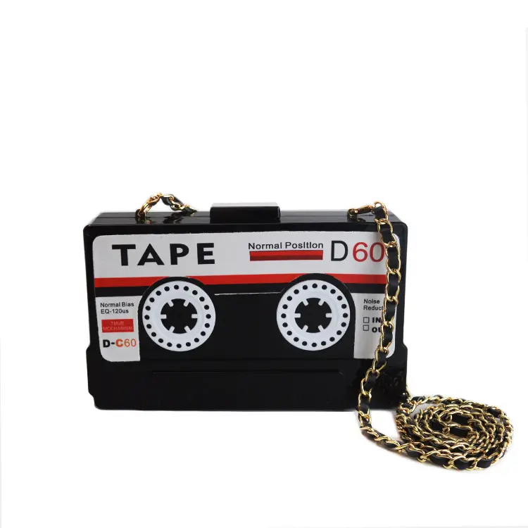 新しい磁気テープメッセンジャークラッチボックス女性用アクリルイブニングバッグ