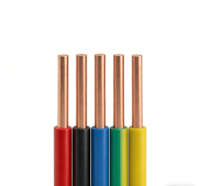 Cable Eléctrico Premium THW H07V-U BV de 1 Núcleo, 2.5-25mm², Cobre, PVC, Certificado CCC, Retardante de Llama, para Instalaciones Eléctricas