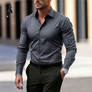 <span class=keywords><strong>Chemise</strong></span> de Travail <span class=keywords><strong>Homme</strong></span> Manches Longues Printemps-Automne S-3XL – Tenue Professionnelle Grande Taille - Product Image 3
