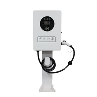 Chargeur rapide mural pour véhicule électrique domestique, 30 kW, intelligent, DC, RFID, CCS2, niveau 3, OCPP1.6j, contrôle par application, blanc, état neuf