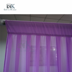 Elegant Purple Drape Partition with Detachable Frame Pipe Kit and Drape for Wedding Decoration - Product Image 5