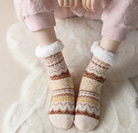 Chaussons de ski thermiques double couche pour l'hiver