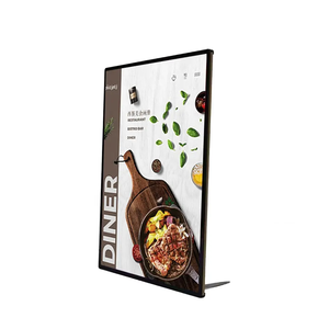 Siêu mỏng nhôm Led phim Áp phích Khung Bảng menu hộp Đèn cho cửa hàng nhà hàng quảng cáo treo cài đặt - Product Image 5