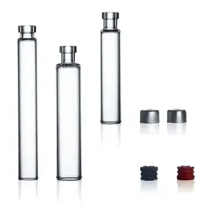 Hot Sale Clear 1.5ml 1.8ml 3ml Double Chamber Use For Narcotic USP Type I With Rubber Plunger And Aluminium-cap