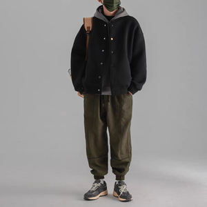 เสื้อแจ็คเก็ตวาร์ซิตี้ JK510 คุณภาพสูง ปรับแต่งได้ตามต้องการ สวมใส่สบาย กันลม มีฮู้ด ผ้าฟลีซ สำหรับผู้ชาย คอตั้ง แต่งลายปัก สำหรับฤดูใบไม้ร่วงและฤดูหนาว - Product Image 5