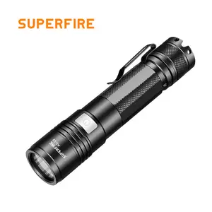 Supfire high power 10W LED taschenlampe 1000 lumen aluminium legierung mini tragbare taschenlampen wiederaufladbare mini taschenlampe