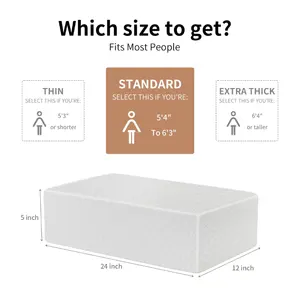 Nhà máy OEM Cube Bộ nhớ bọt gối cho cổ và vai đau, Ice Cube làm mát gối cho Side tà vẹt - Product Image 2