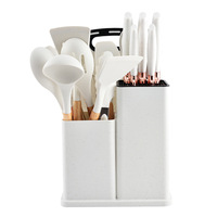 Ensemble de couteaux de chef rose à vendre avec couteaux à fruits spéciaux PP Block Prix bon marché Material-JYTD22 en métal