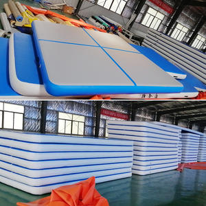 Fabricant d'impression personnalisée matériau écologique tapis de gymnastique gonflable tapis de yoga piste de dégringolade gonflable - Product Image 6