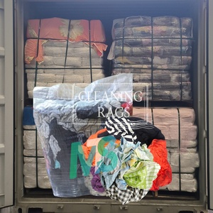 Trapos de Algodón Industriales Usados en Paquetes de 10 kg, Trapos de Limpieza Marítima, Trapos Industriales de Corte - Product Image 1