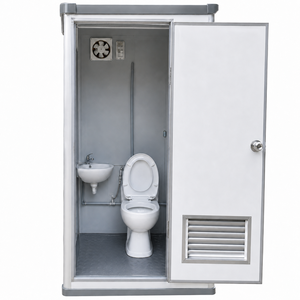 Toilettes portables en acier, livraison directe d'usine, pour chantier, <span class=keywords><strong>installation</strong></span> rapide, conception mobile - Product Image 3