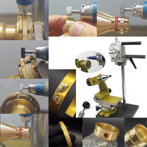 Kinway 27個ダイヤモンドカッティング & フェーシングマシンセット砂利リング彫刻機金彫刻機ダイヤモンド彫刻工具 - Product Image 5