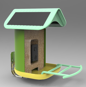 OEM Wifi APP Connection étanche AI identification des espèces d'<span class=keywords><strong>oiseaux</strong></span> mangeoire intelligente <span class=keywords><strong>pour</strong></span> <span class=keywords><strong>oiseaux</strong></span> caméra HD avec panneau solaire - Product Image 2