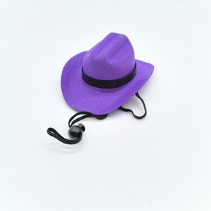Sombrero Retro Británico de Tela No Tejida para Gatos, Diseño Vaquero Occidental Marrón, para Todas las Estaciones, Marca 1 - Product Image 6