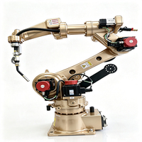 Brazo Robótico de Soldadura Automática Multiarticulado para Estructuras de Acero, Brazo Robótico de Alta Precisión, Equipo de Soldadura MIG Automático