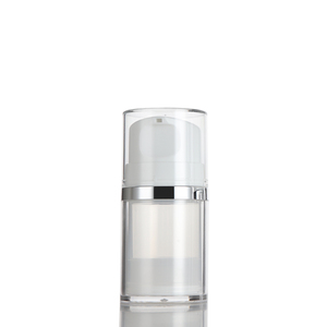 Loción acrílica de doble capa translúcida de 30ml y <span class=keywords><strong>50ml</strong></span> al por mayor con anillo de plata y tapa transparente - Product Image 3