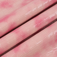 Shock Lot Imitation 0.8mm PVC Nuage Imprimé Vegan Rexine Artificielle Faux Cuir Synthétique Fournitures pour La Fabrication De Sacs Meubles