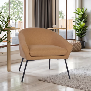 <span class=keywords><strong>Fauteuil</strong></span> de loisirs modulaire réglable CARLFORD, pieds en métal noir, <span class=keywords><strong>tissu</strong></span> rembourré, <span class=keywords><strong>pour</strong></span> salle à manger, chambre, bureau à domicile, salon - Product Image 2