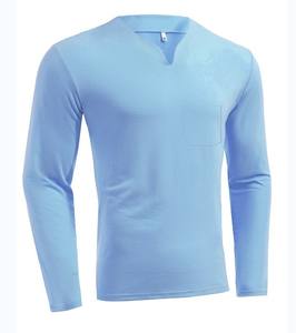 Nuova Vendita Calda: T-Shirt Sportiva da <span class=keywords><strong>Uomo</strong></span> Autunnale con Scollo a V, <span class=keywords><strong>Taglie</strong></span> Grandi, Elasticizzata, Comoda, a Maniche Lunghe - Product Image 6