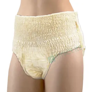 Mulheres descartáveis durante a noite maternidade pós-parto impresso adulto fraldas calcinha pull ups underwear com private label