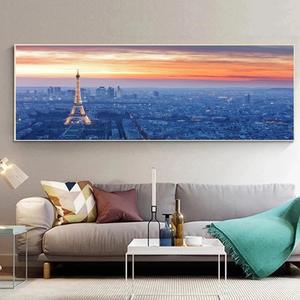 <span class=keywords><strong>Moda</strong></span> 3D astratto paesaggio urbano Poster per soggiorno a New York Parigi scena notturna di <span class=keywords><strong>arte</strong></span> <span class=keywords><strong>della</strong></span> parete con telaio in metallo facile da appendere - Product Image 2