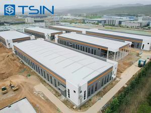 Hangar industriel en acier galvanisé par Q235B fait sur commande pour l'atelier d'entrepôt ou l'application de Hall - Product Image 2