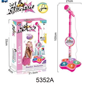 Micrófono de Juguete para Niños con Luces y Música, Juguete de Máquina de Cantar para Niños y Niñas - Product Image 2