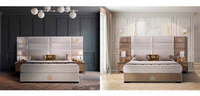 Luxus Italienischen schlafzimmer set möbel könig größe moderne neueste doppel bett designer