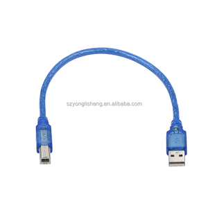 Stock <strong>USB</strong> printer blue data cable 30CM micro mini <strong>NANO</strong> TYPE-C UO data cable - Product Image 1