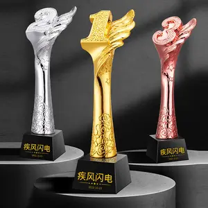 Medalhas E Troféus Do Esporte, Personalizado Grande Grande Basquete Golden Trophy Metal Resina Trophy Award Cup/