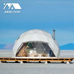 Всесезонная прозрачная купольная палатка из ПВХ для пляжного курорта