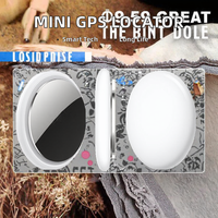 AIRTAG Intelligent Traceur GPS Métal pour Téléphone Portable Clé Portefeuille Anti-Perte Android et Animaux Compatible Animaux de Compagnie