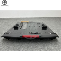 Diffuseur arrière en fibre de carbone style Nismo avec canards et feux stop pour Nissan GTR R35 années 2012-2022