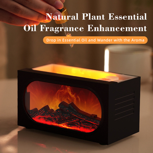 Premium Fireplace Humidifier <strong>USB</strong> Flame <strong>Aromatherapy</strong> <strong>Diffuser</strong> Desktop Standing <strong>Aromatherapy</strong> Humidifier - Product Image 6