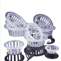 Panier de culture hydroponique transparent en maille plastique pour plantes potagères et potagers paniers en maille pour plantes de serre vente en gros