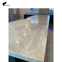 Comptoir Totsone de qualité supérieure personnalisable en quartzite Taj Mahal finition polie naturelle Quartzite Taj Mahal pour cuisine et salle de bain